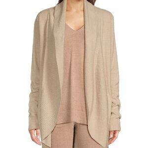 Barefoot Dreams Cream Open Front Cardigan